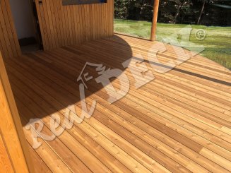 REAL DECK Západní červený cedr 40x140 mm, ponecháno přírodní 